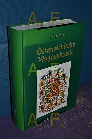 Bild des Verkufers fr sterreichische Wappenkunde : Handbuch der Wappenwissenschaft. zum Verkauf von Antiquarische Fundgrube e.U.