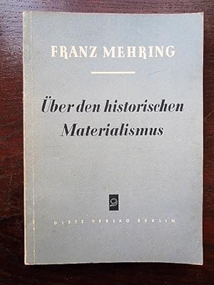 Seller image for Über den historischen Materialismus for sale by Rudi Euchler Buchhandlung & Antiquariat