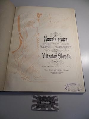 Bild des Verkufers fr Vitezslav Novak - Op. 24 : Sonata eroica (Des-dur) fr Pianoforte. zum Verkauf von Druckwaren Antiquariat