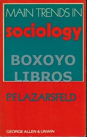 Main Trends in Sociology (Main trends in the social sciences, 1)