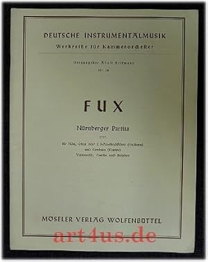 Nürnberger Partita 1701 : für Flöte, Oboe oder 2 f-Alt-Blockflöten (Violinen) und Cembalo (Klavie...