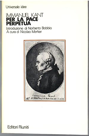 Seller image for Per La Pace Perpetua. Un Progetto Filosofico e altri Scritti for sale by Il Salvalibro s.n.c. di Moscati Giovanni