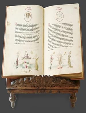 Immagine del venditore per Liber Physiognomiae. Arte e oroscopi in un trattato di astrologia pre-rinascimentale. L edizione in facsimile del Liber Physiognomiae  stata realizzata in concomitanza con il restauro e con la dotazione della nuova copertina in pelle. L opera  stampata su carta Accademia Fabriano, che richiama il supporto dell originale. I due fogli membranacei sono riproposti su carta pergamenata. La cucitura e la legatura in pelle di vitello con impressioni a secco sono opera di provetti artigiani. Il commentario, di 64 pagine rilegate in brossura, contiene l integrale trascrizione del testo latino e relativa traduzione, a cura di Paola Di Pietro Lombardi, un saggio storico-codicologico della stessa autrice, lo studio artistico di Leandro Ventura e quello storico di Daniele Bini. Codice, commentario e certificato di garanzia numerato sono custoditi in cofanetto. venduto da FIRENZELIBRI SRL