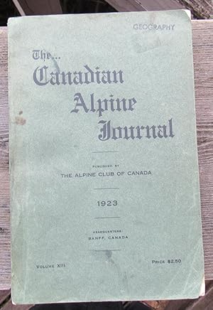 The Canadian Alpine Journal 1923 volume XIII thirteen
