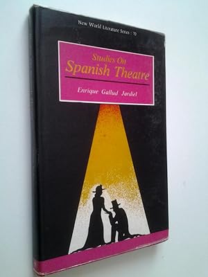 Seller image for Studies On Spanish Theatre for sale by MAUTALOS LIBRERA