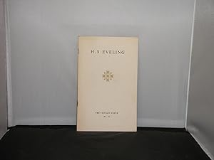 H S Eveling , The Fantasy Poets Number 30 Edited by Bernard Bergonzi and Oscar Mellor