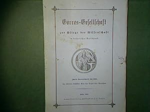 Bild des Verk�ufers f�r Aus der Urzeit des Menschen. - Zweite Vereinsschrift f�r 1900. - G�rres-Gesellschaft zur Pflege der Wissenschaft im katholischen Deutschland. zum Verkauf von books4less (Versandantiquariat Petra Gros GmbH & Co. KG)