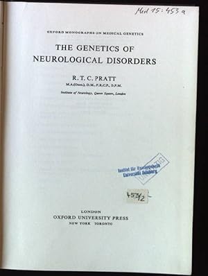 Imagen del vendedor de The Genetics of Neurological Disorders Oxford Monographs on Medical Genetics a la venta por books4less (Versandantiquariat Petra Gros GmbH & Co. KG)