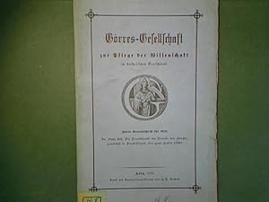 Imagen del vendedor de Die Druckkunst im Dienste der Kirche, zunchst in Deutschland, bis zum Jahre 1520. - Zweite Vereinsschrift fr 1879. - Grres-Gesellschaft zur Pflege der Wissenschaft im katholischen Deutschland. a la venta por books4less (Versandantiquariat Petra Gros GmbH & Co. KG)