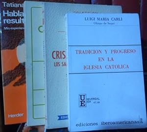 Seller image for HABLAR DE DIOS RESULTA PELIGROSO Mis experiencias en Rusia y en Occidente + LOS COMUNISTAS Y LA RELIGIN + TRADICIN Y PROGRESO EN LA IGLESIA CATLICA + CRISTO DE INCGNITO (4 libros) for sale by Libros Dickens