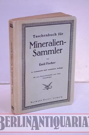 Bild des Verkufers fr Taschenbuch fr Mineraliensammler. zum Verkauf von BerlinAntiquariat, Karl-Heinz Than