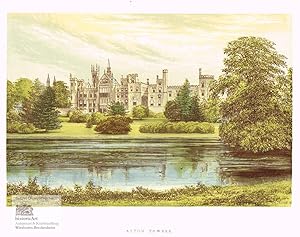 Alton Towers. Ansicht von Schloss Alton Towers bei Cheadle, Staffordshire, sometimes called Alton...