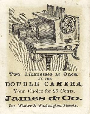 Two likenesses at once by the double camera. Your choice for 25 cents