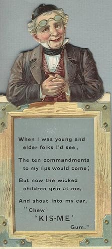 When I was young and elder folks I'd see, The ten commandments to my lips would come; But now the...