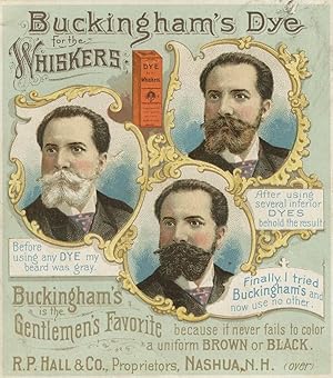 Buckingham's dye for the whiskers