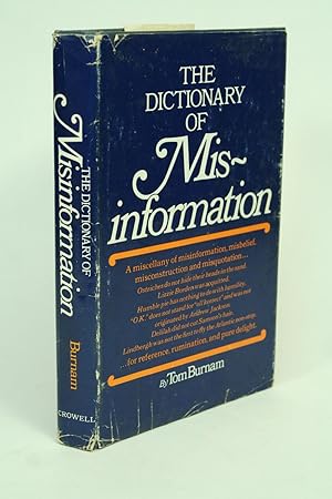 Seller image for The Dictionary of Mis-Information. for sale by ATGBooks