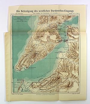 Die Befestigung der westlichen Dardanellen-Eingangs [map]