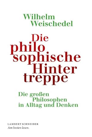Seller image for Die philosophische Hintertreppe for sale by BuchWeltWeit Ludwig Meier e.K.