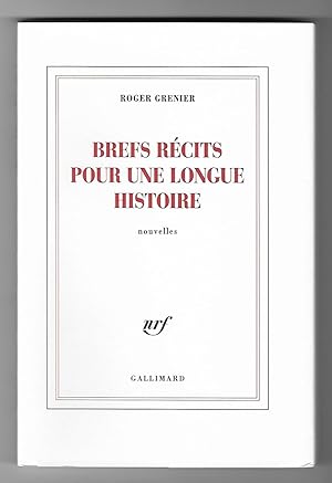 Image du vendeur pour BREFS RCITS POUR UNE LONGUE HISTOIRE. Nouvelles mis en vente par Librairie de l'Univers