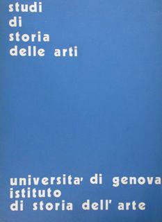 Studi di storia delle arti. Anno 1977. Università di Genova, istituto di storia dell'arte.