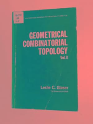 Immagine del venditore per Geometrical combinatorial topology v.II venduto da Cotswold Internet Books