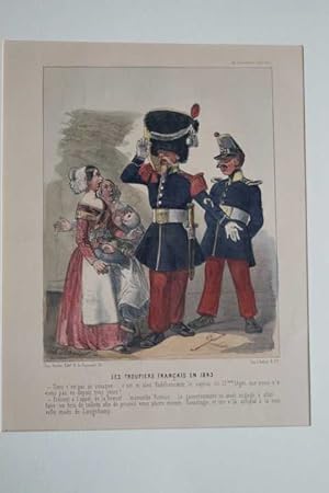Militaria Les Troupers Francais en 1843.