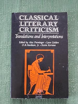 Bild des Verkufers fr Classical Literary Criticism, zum Verkauf von Crouch Rare Books