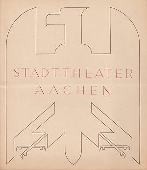 Bild des Verkufers fr Stadttheater Aachen. Woche 24. - 30. April 1938. Mit Besetzungsliste Maria Magdalena. Darsteller: Otto Hermann Kempert, Tilla Hohmann, Johanna Grote, Horst Werner Loos, Wilhelm Krten u. a. Bhnenbild: Paul Pilowski, Spielwart: Alexander Erdmann. Weiterer Inhalt: H. Razum - Entscheidungsfragen des zeitgenssischen Dramas / Peter Raabe: ber die kulturelle Bedeutung der Grenzlandtheater / Wochenspielplan. Spielzeit 1937 / 1938. Nr. 32. Theater in der Zeit. zum Verkauf von Antiquariat Carl Wegner