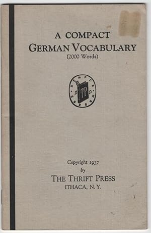 A Compact German Vocabulary (2000 Words)