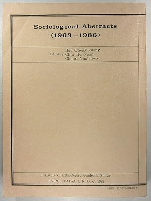 Sociological Abstracts (1963-1986).