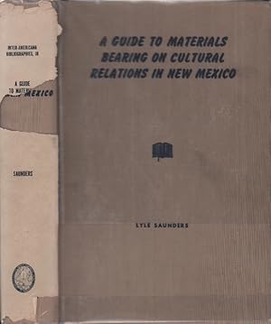 Bild des Verkufers fr A Guide to Materials Bearing on Cultural Relations in New Mexico zum Verkauf von Ken Sanders Rare Books, ABAA