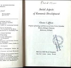 Seller image for Social Aspects of Economic Development for sale by books4less (Versandantiquariat Petra Gros GmbH & Co. KG)