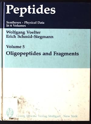 Bild des Verkufers fr Peptides: Oligopeptides and Fragments Vol 5 zum Verkauf von books4less (Versandantiquariat Petra Gros GmbH & Co. KG)