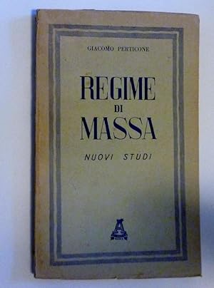 Seller image for REGIME DI MASSA for sale by Historia, Regnum et Nobilia