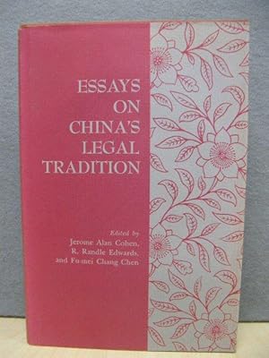 Seller image for Essays on China's Legal Tradition for sale by PsychoBabel & Skoob Books