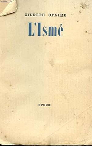 Seller image for L'ISME for sale by Le-Livre