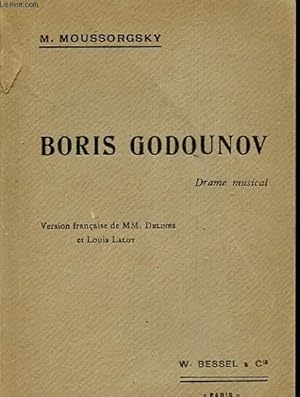 Seller image for BORIS GODOUNOV - DRAME MUSICAL for sale by Le-Livre