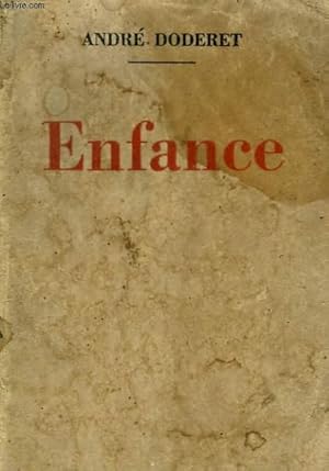 Seller image for ENFANCE. for sale by Le-Livre