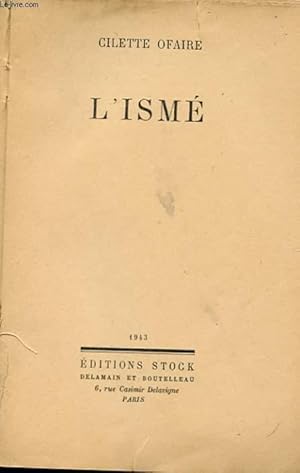 Seller image for L'ISME for sale by Le-Livre