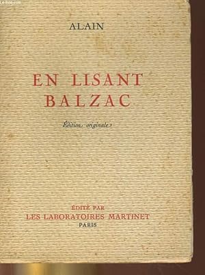 Bild des Verkufers fr EN LISANT BALZAC - EDITION ORIGINALE zum Verkauf von Le-Livre