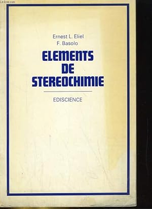 Imagen del vendedor de ELEMENTS DE STEREOCHIMIE a la venta por Le-Livre