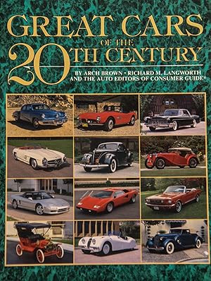 Seller image for Great Cars of the 20th. Century for sale by Mad Hatter Bookstore