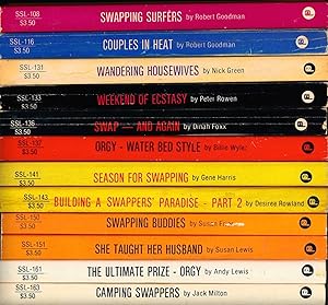 Seller image for Swap & Swing Library (12 vintage adult paperbacks) for sale by Well-Stacked Books