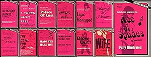 Pendulum Books: illustrated pink series (13 vintage adult paperbacks)