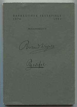 Bild des Verkufers fr Richard Wagner - Parsifal, Programmheft II zum Verkauf von Antiquariat Neue Kritik
