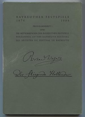 Bild des Verkufers fr Richard Wagner - der fliegende Hollnder, Programmheft I zum Verkauf von Antiquariat Neue Kritik