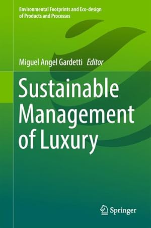 Bild des Verkufers fr Sustainable Management of Luxury zum Verkauf von AHA-BUCH GmbH