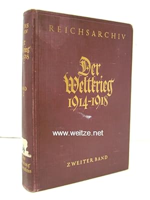Bild des Verkufers fr Der Weltkrieg 1914 bis 1918 - 2. Band: Die Befreiung Ostpreuens, zum Verkauf von Antiquariat Ehbrecht - Preis inkl. MwSt.