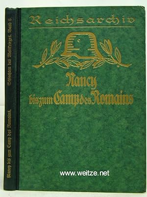 Bild des Verkufers fr Schlachten des Weltkrieges - Band 6: Von Nancy bis zum Camp des Romains 1914, zum Verkauf von Antiquariat Ehbrecht - Preis inkl. MwSt.