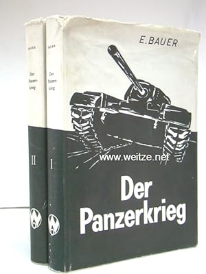 Bild des Verkufers fr Der Panzerkrieg. Die wichtigsten Panzeroperationen des zweiten Weltkrieges in Europa und Afrika. Hier in 2 Bnden komplett ! Band I: Vorsto und Rckzug der deutschen Panzerverbnde. / Band II: Der Zusammenbruch des Dritten Reiches. zum Verkauf von Antiquariat Ehbrecht - Preis inkl. MwSt.